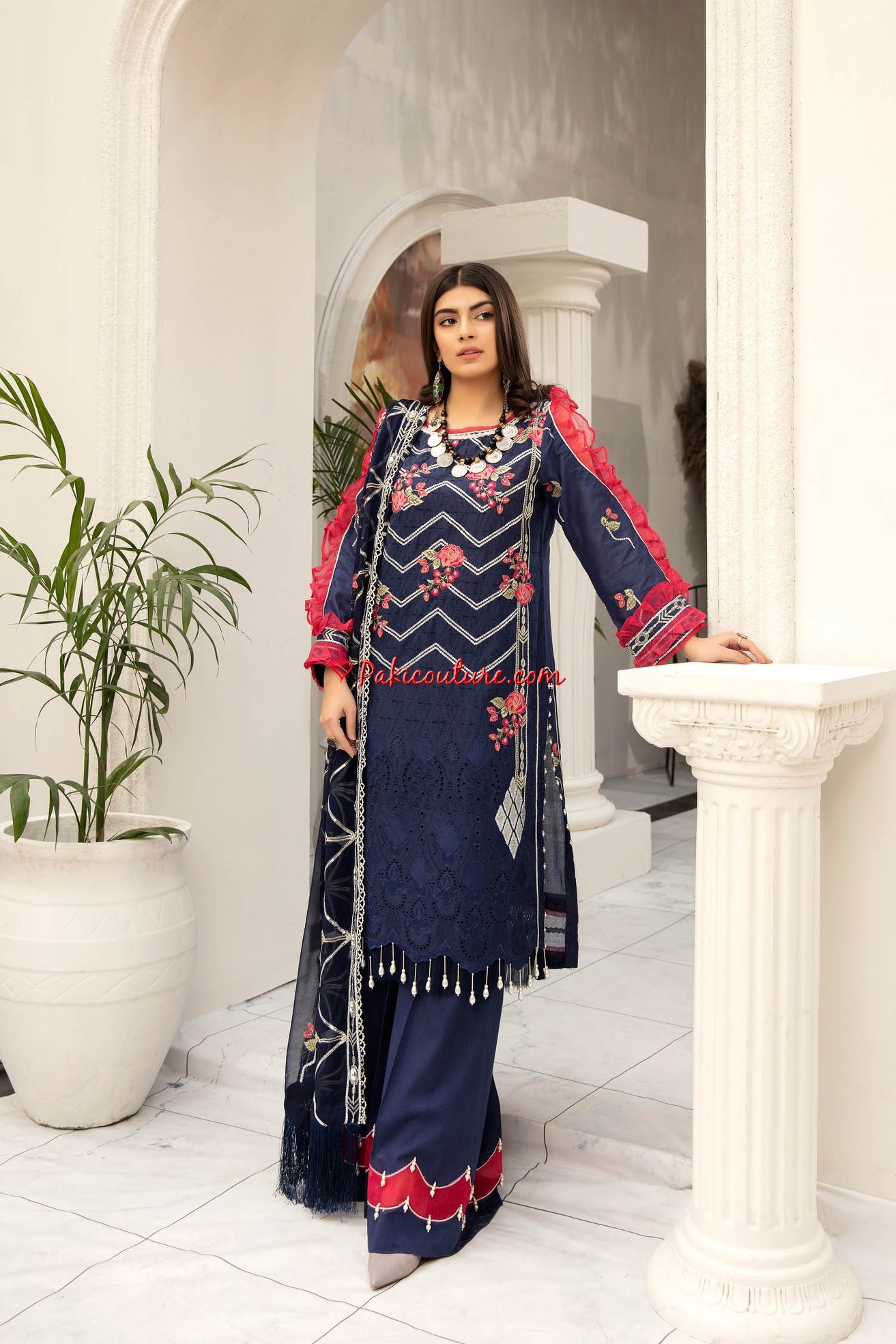Adan’s Libas Schiffli Embroidered Lawn Chapter 3 Collection 2021 Shop