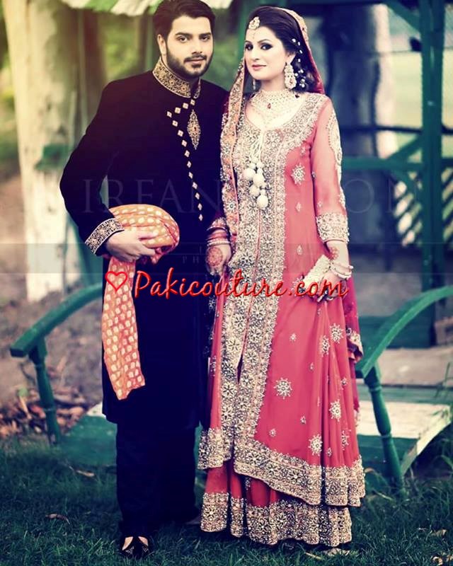 pakistani bride and groom dresses