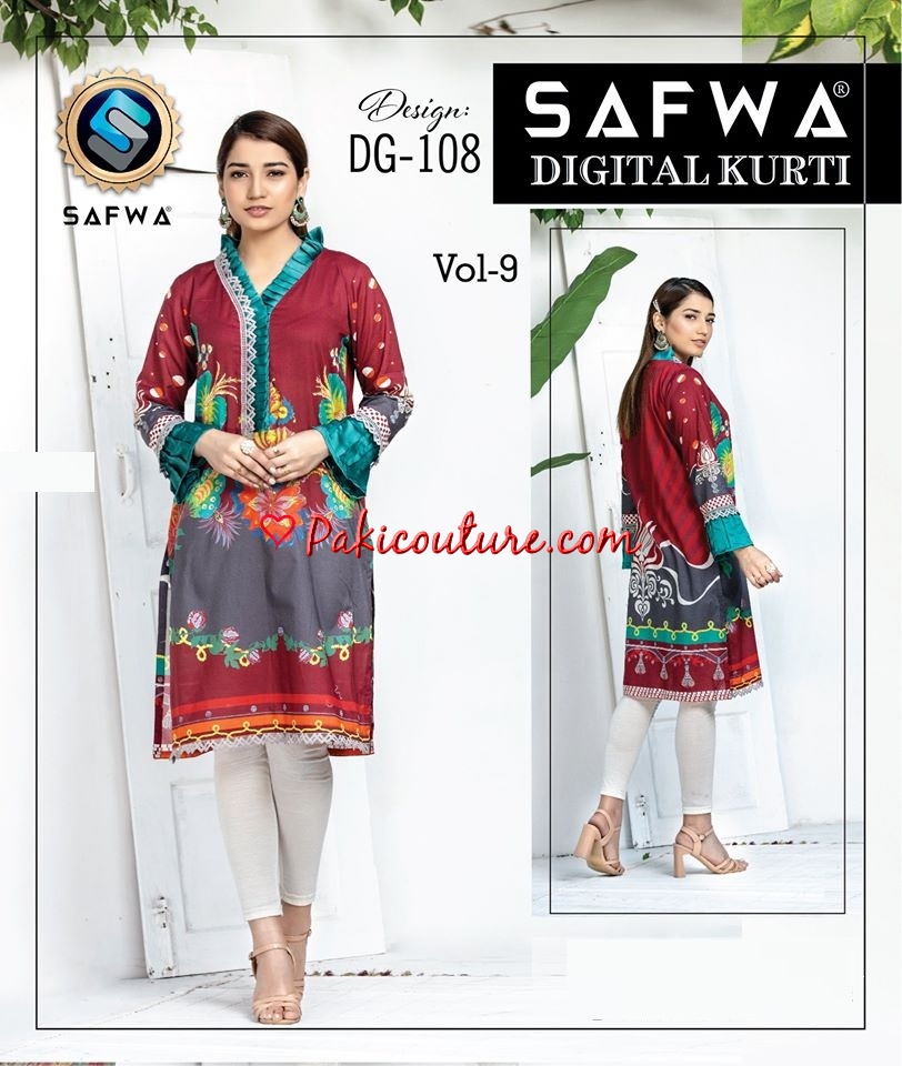 safwa digital kurti 2020 with price