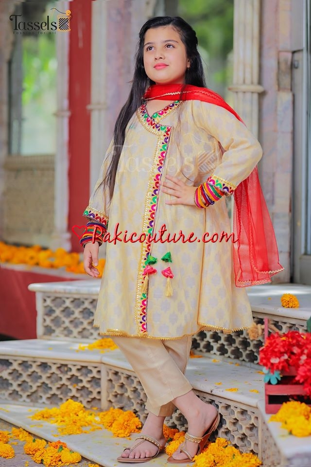 Pakistani dresses with tassels deals