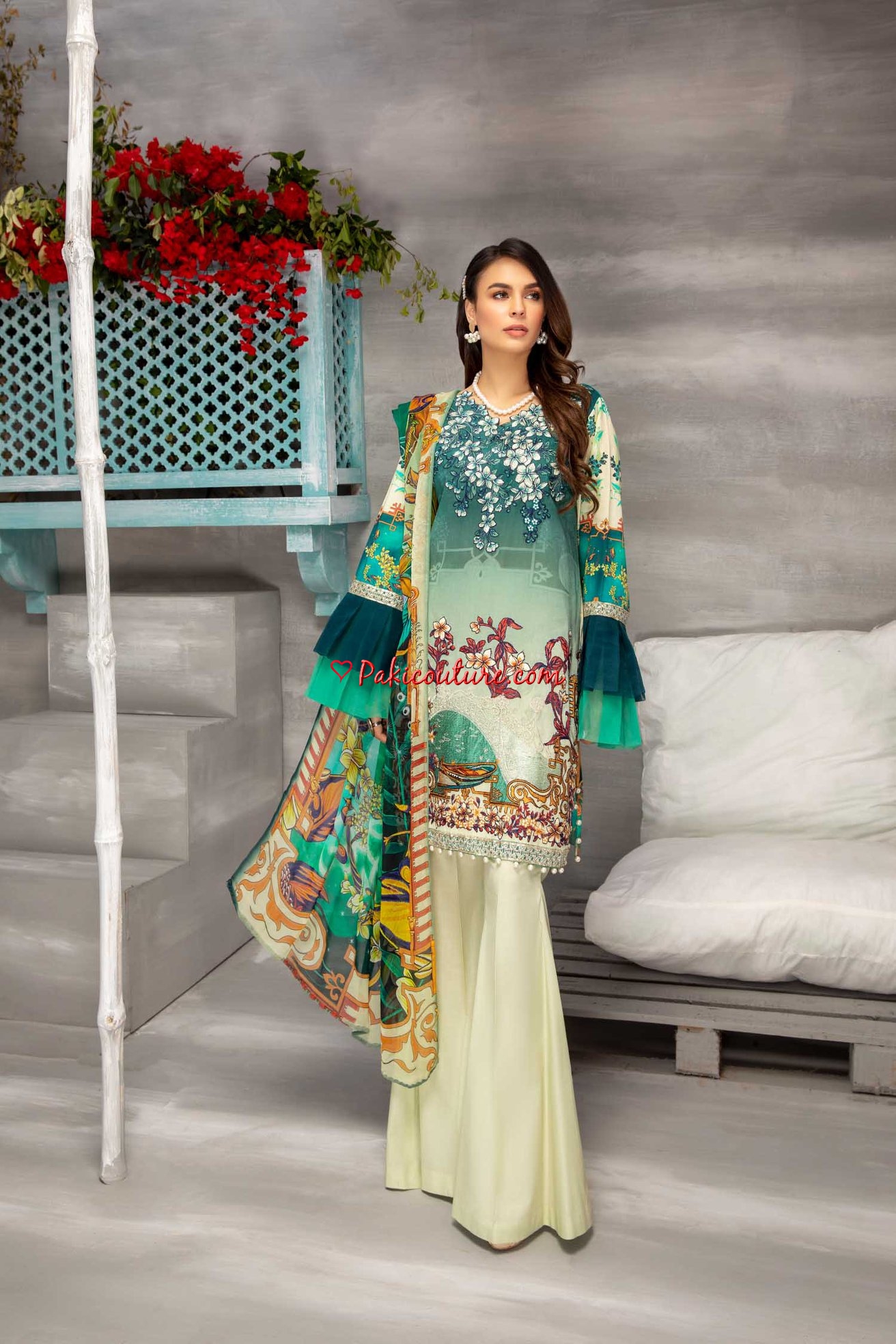Adan’s Libas Azure Exclusive Lawn Collection 2021 Shop Online Buy