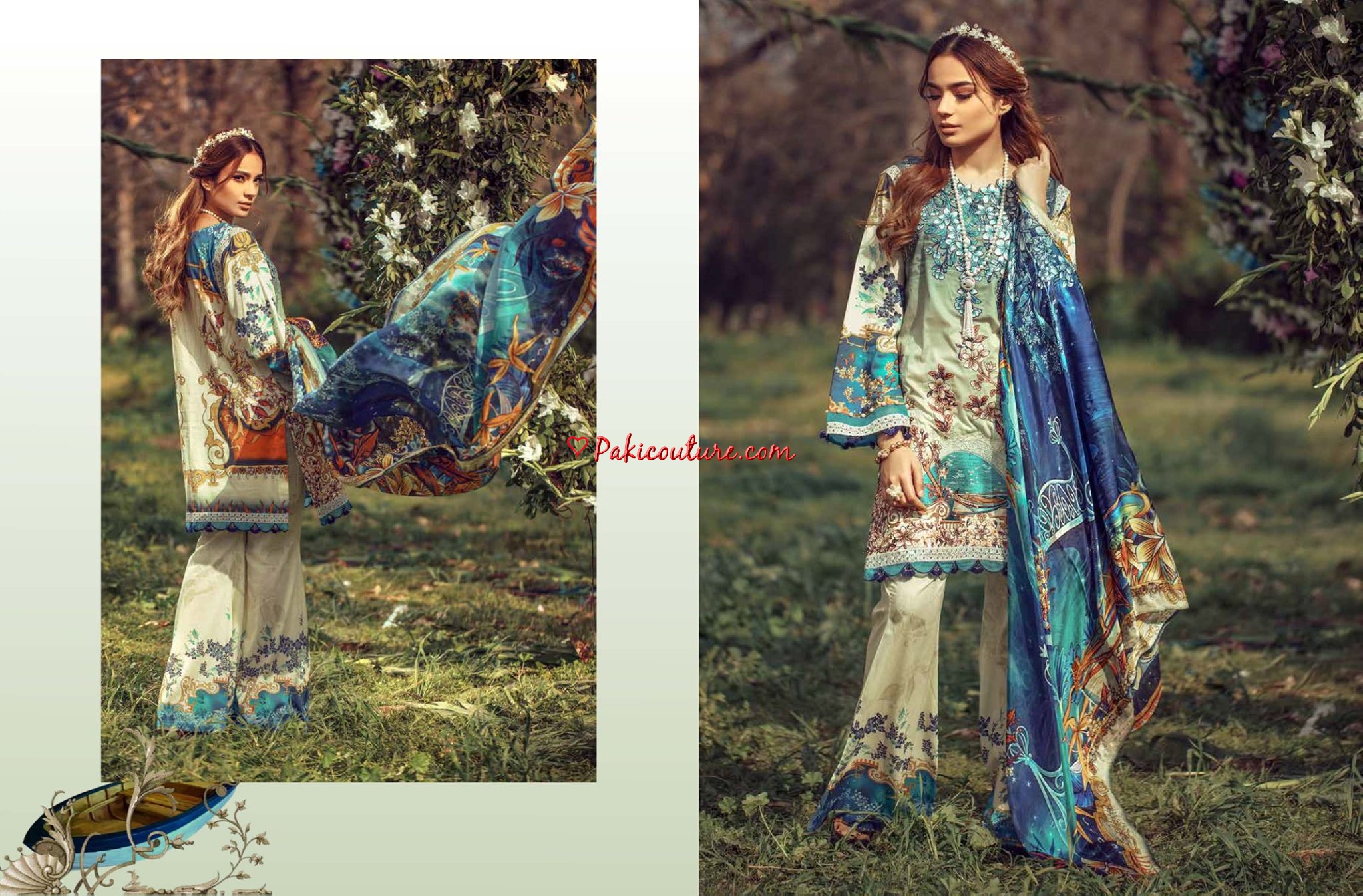 Adan’s Libas Floral Fantasies Premium Lawn Collection 2020 Shop Online