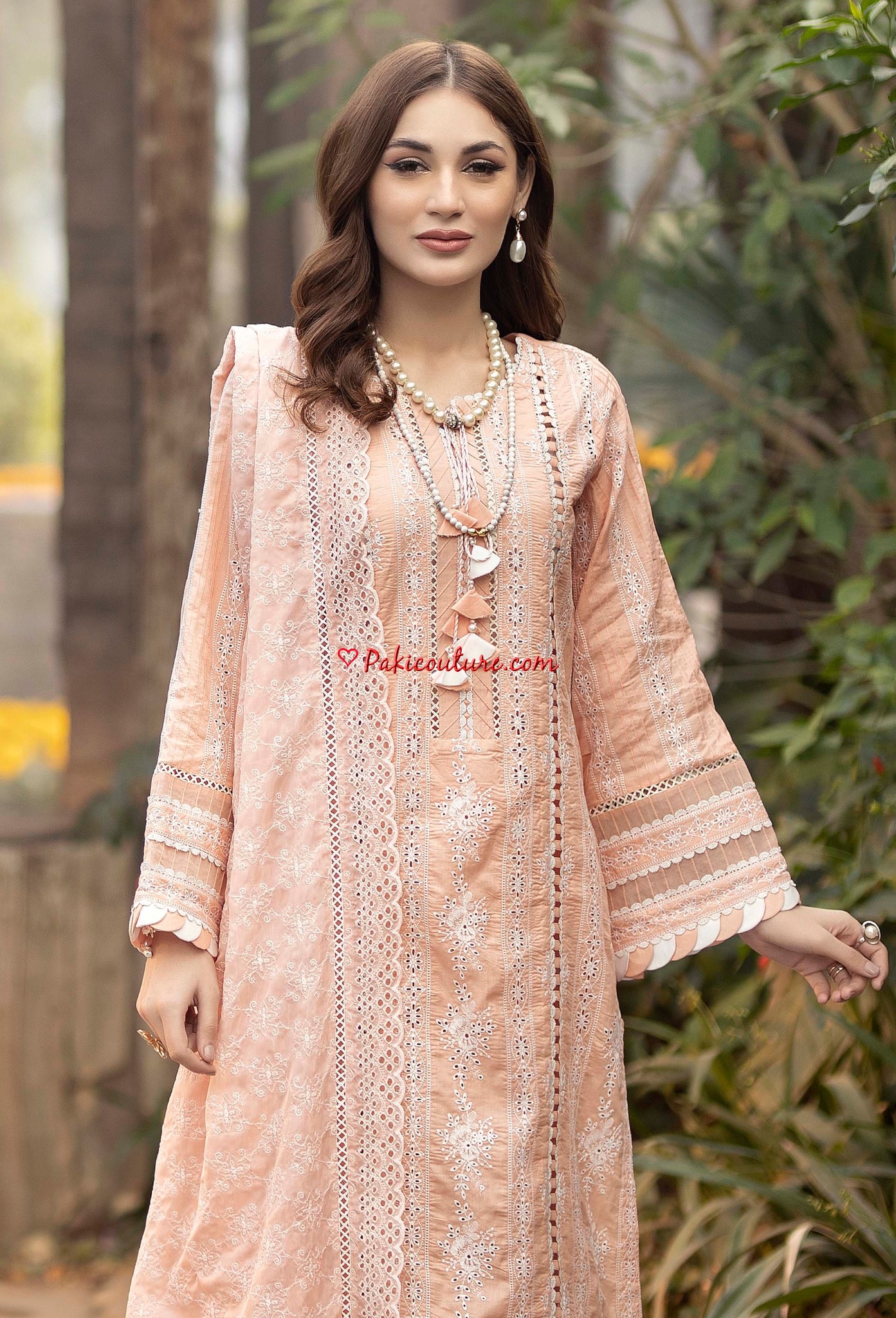 QUEEN LIBAS PARTY WEAR QL 3001- CHIFFON PAKISTANI READYMADE SUIT – Shahzadi  Couture
