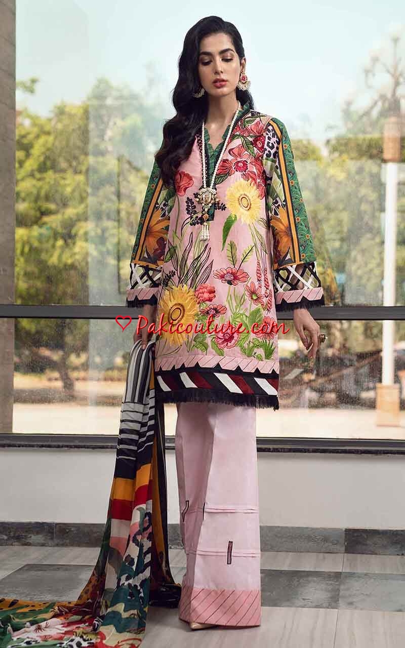 asifa nabeel lawn collection vol 4