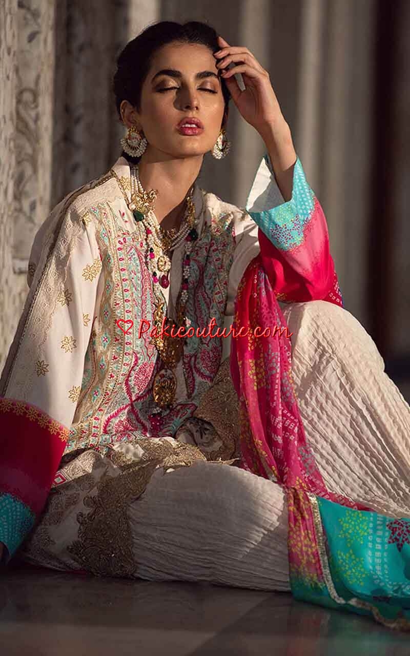 asifa nabeel lawn collection vol 4