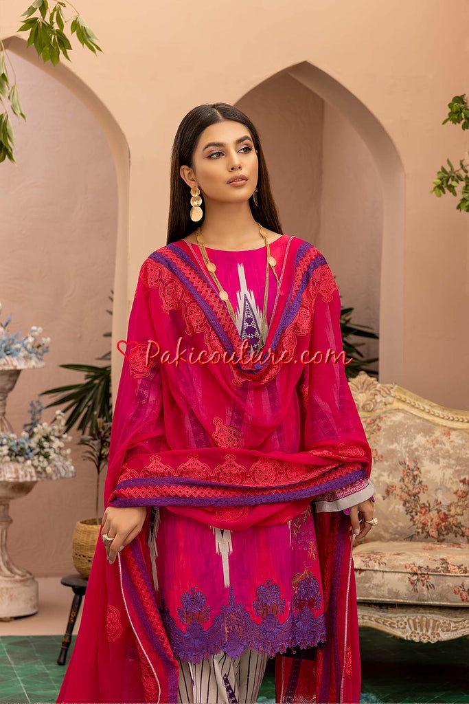 Charizma Embroidered Pakistani Luxury Lawn Dress