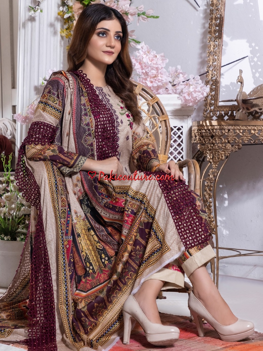 Ruqayyah's Imperial Glory Embroidered Lawn 2022 Shop Online | Buy Pakistani Fashion  Dresses. Pakistani Branded & Latest Clothes