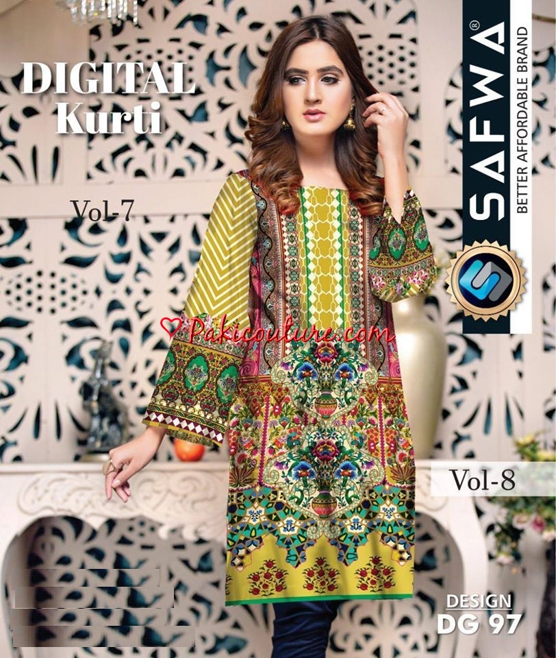 safwa digital kurti 2020 with price