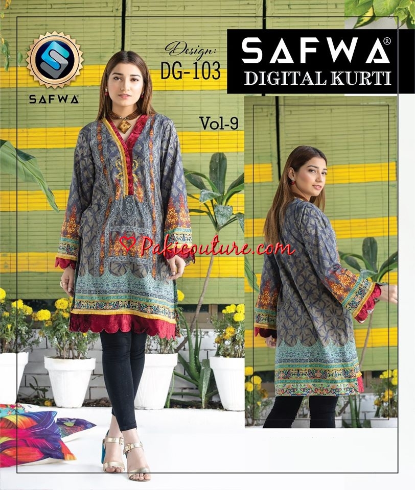 safwa digital kurti 2020 with price