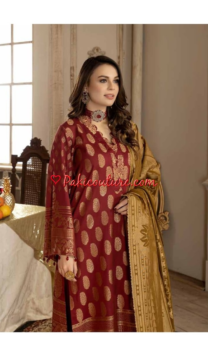 Yellow Banarsi Suit - Buy and Slay