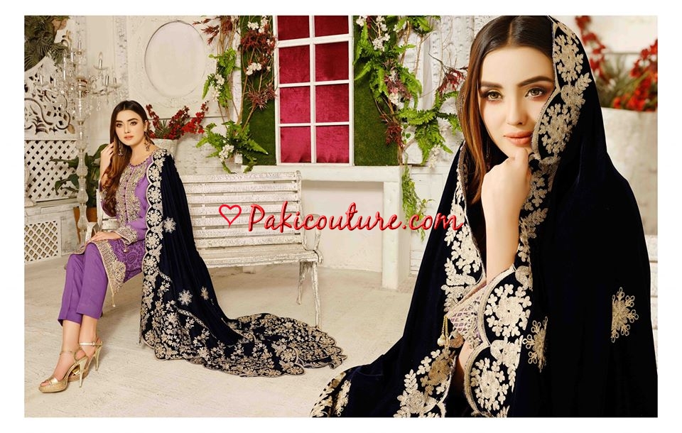 Velvet shawls online new arrivals